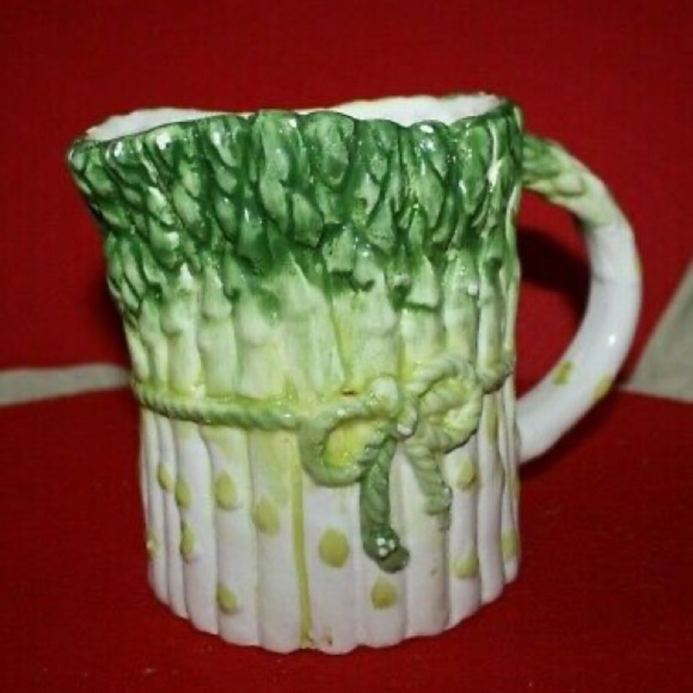 Asparagus vintage pitcher vintage vegetable spring